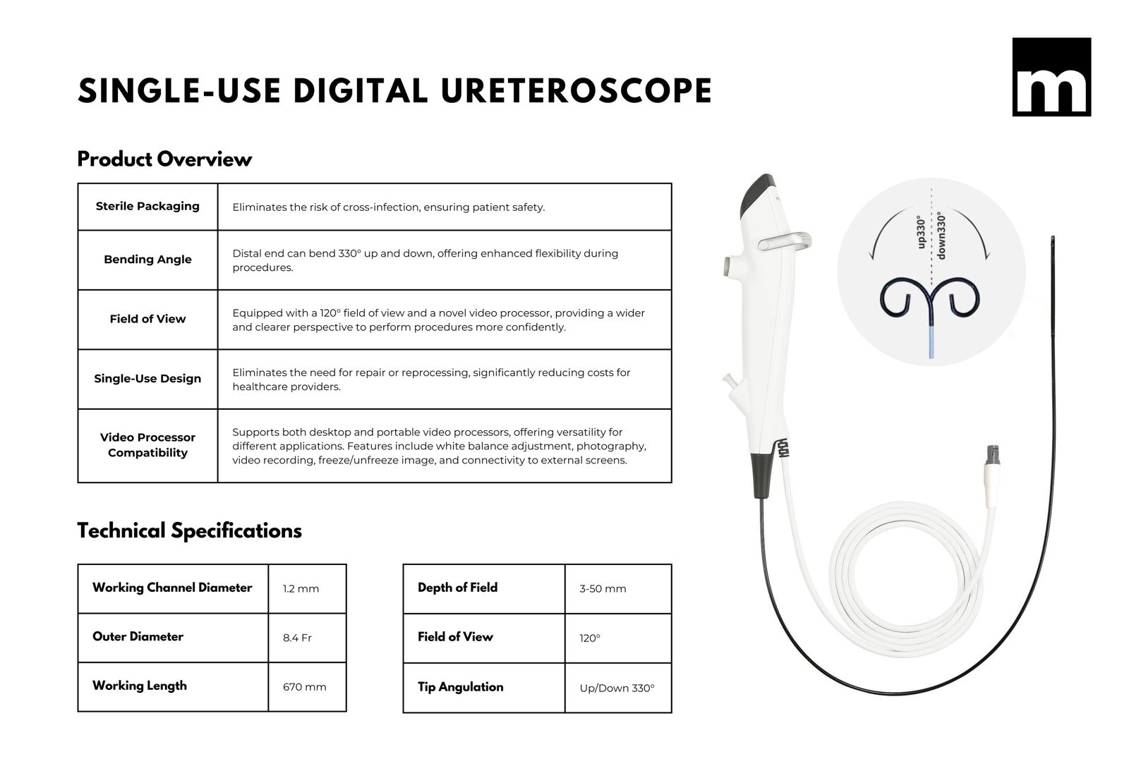Single-Use Ureteroscope