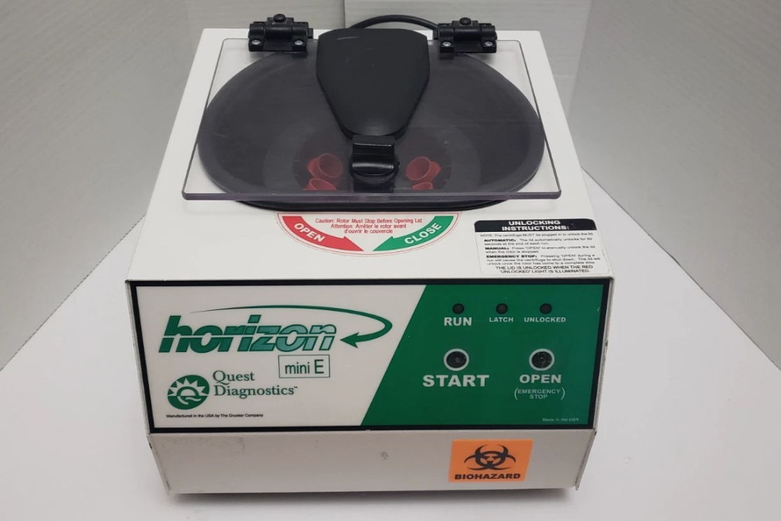 Quest Horizon 642E Centrifuge with Fixed-Angle Rotor