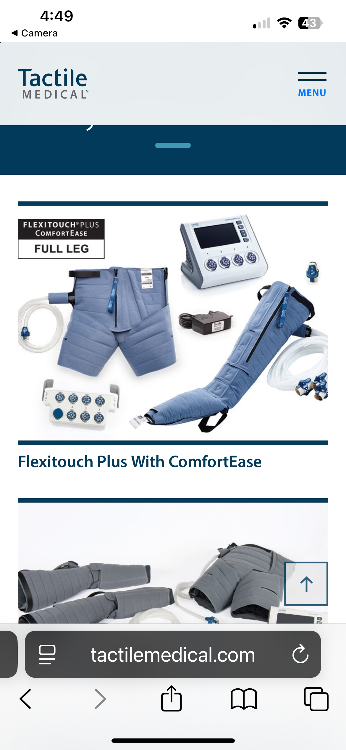 Flexitouch system advanced pneumatic compression therapy