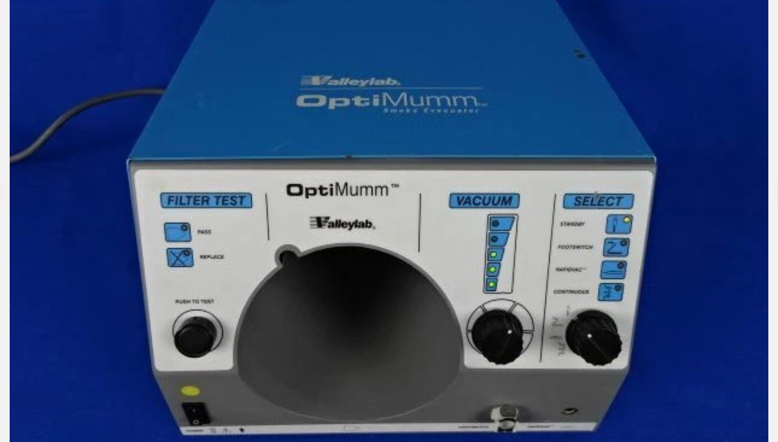 ValleyLab OptiMumm Smoke Evacuation System