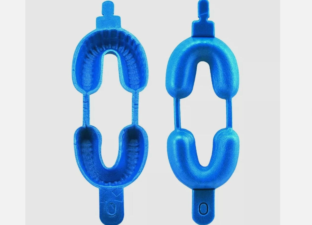Dental Fluoride Trays Dual Arch Tray for Gel or Foam 100 Pcs Large Disposable