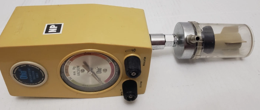 Ohio 200 Intermittent Suction Vacuum Regulator with Canister