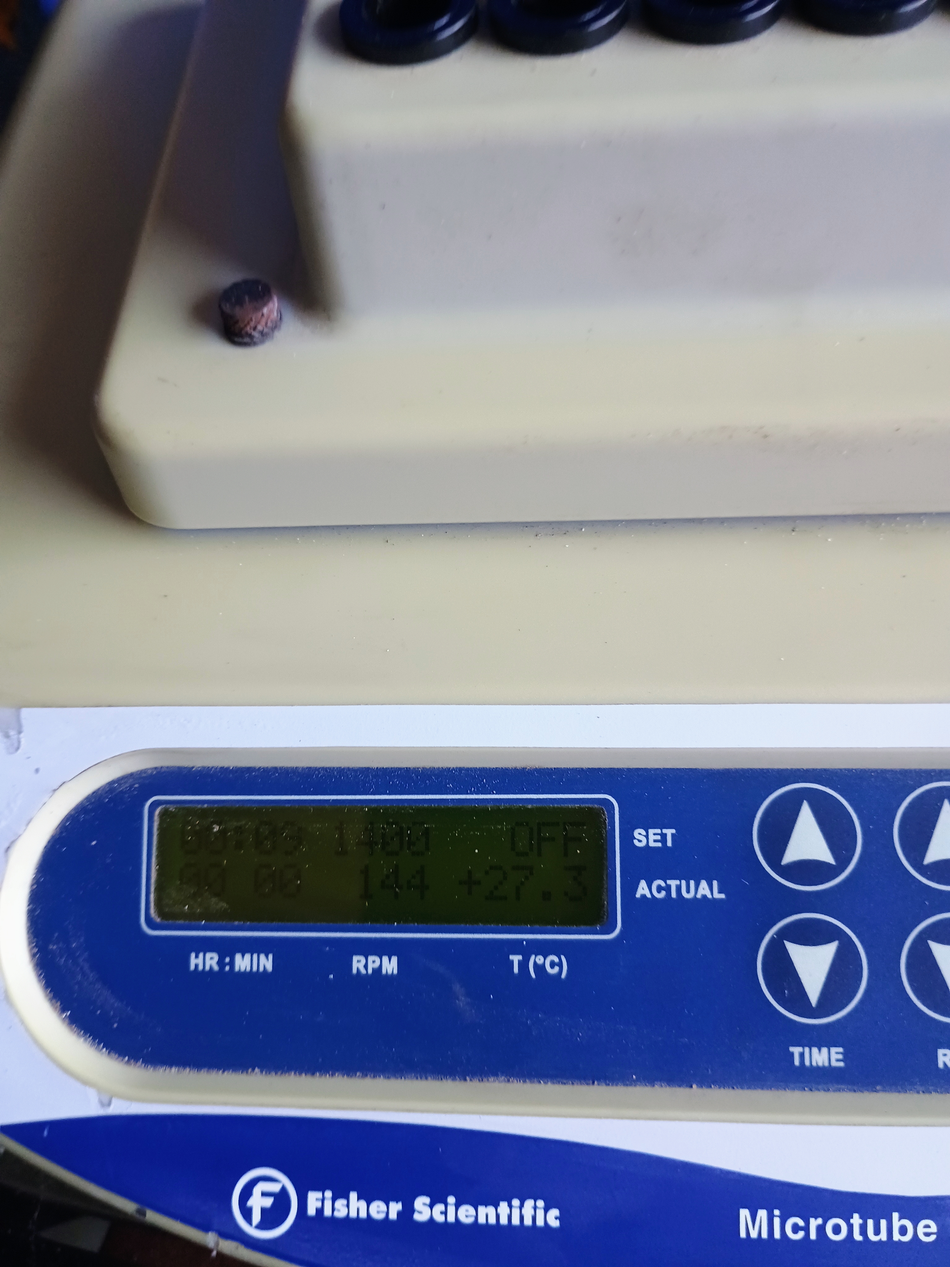 Microtube thermal mixer