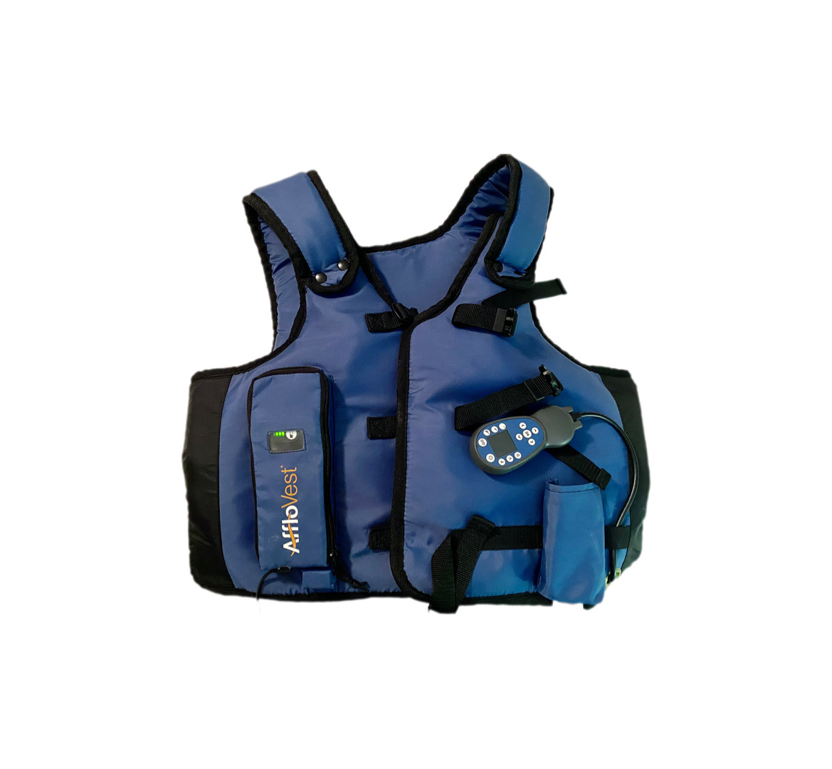 AFFLOVEST High Frequency Chest Wall Oscillation Therapy Vest XL