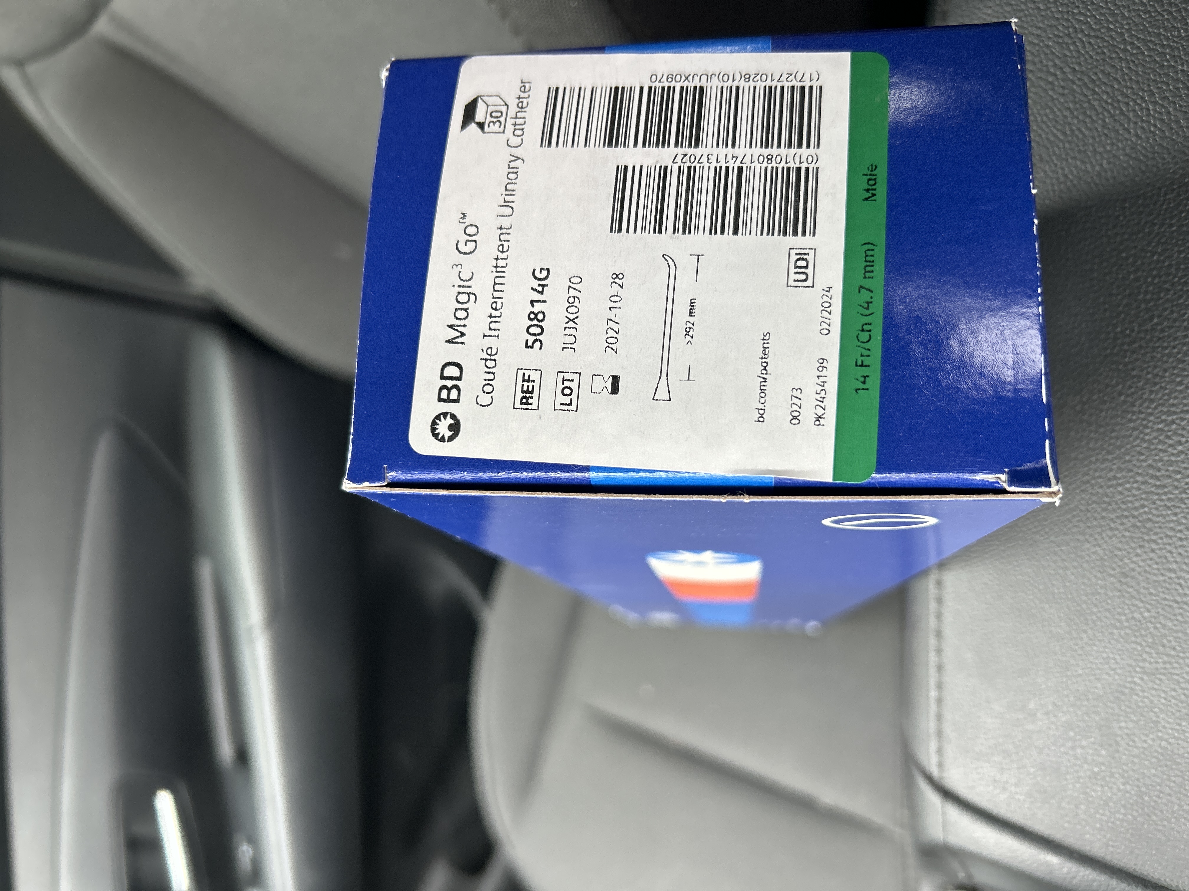Male urinary catheters