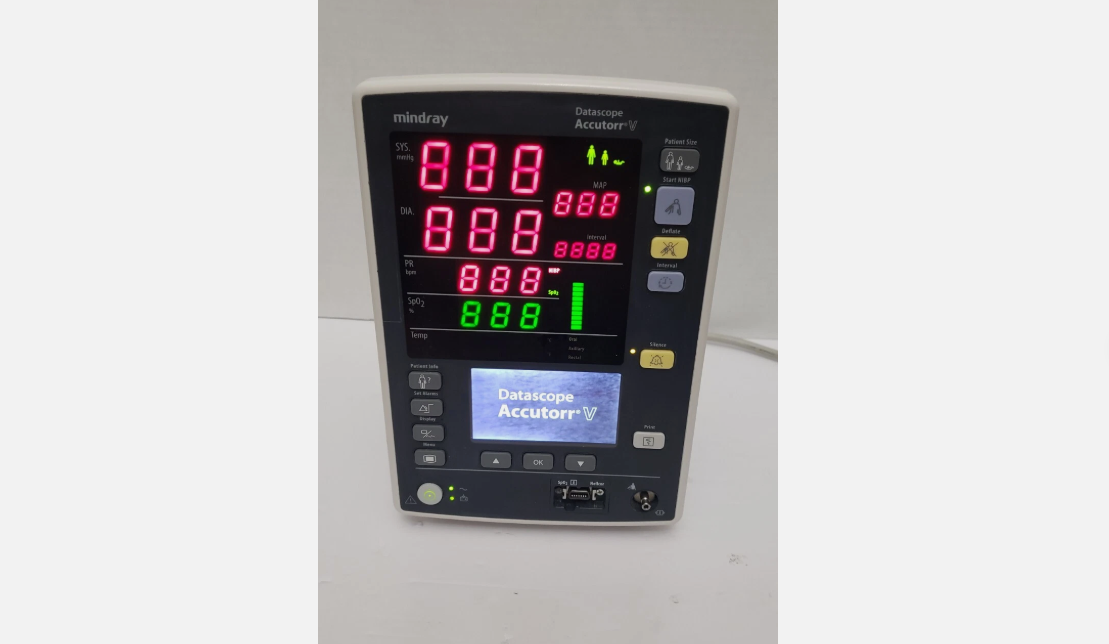 Mindray Accutorr V Vital Sign Monitor Datascope Unit 6