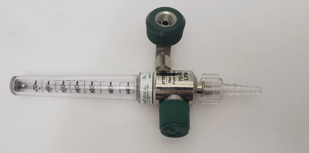 Precision Medical 1MFA Oxygen O2 Flowmeter 70L