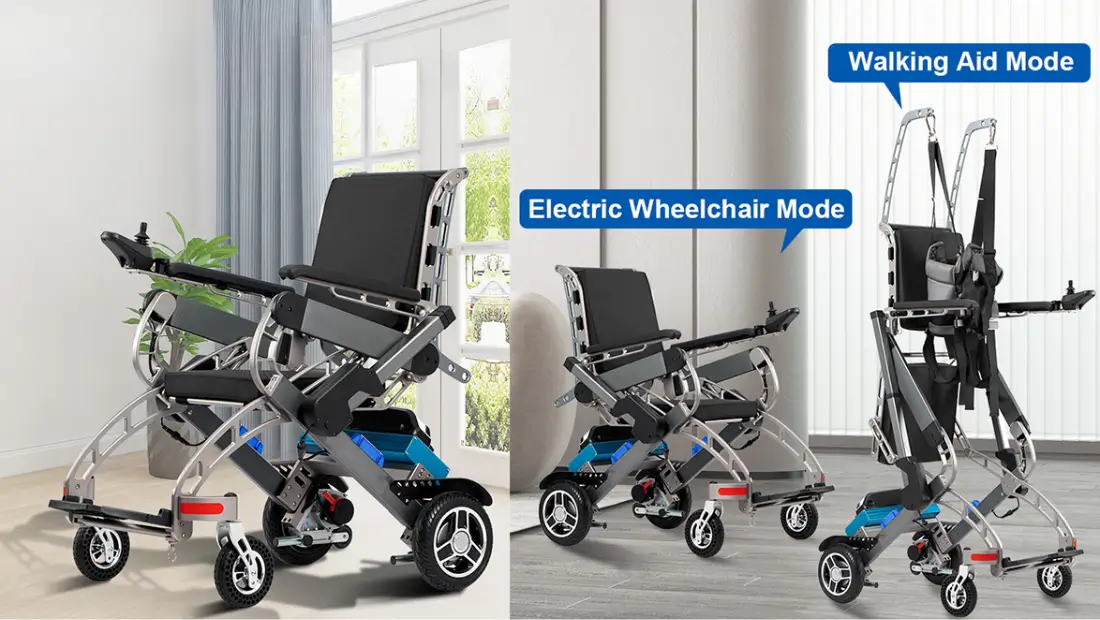 StandNWalk Gait Trainer Stand Assist Power Wheelchair
