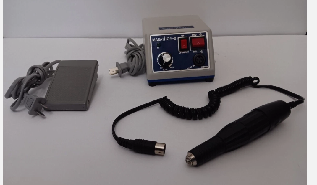 Dental Lab MARATHON-III MICROMOTOR Electric 35K RPM Handpiece Polishing Tool
