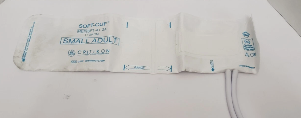 GE Critikon Soft-Cuf Adult Blood Pressure Cuff 2 Tube SFT-A2-2A Unit 2