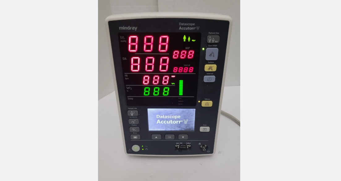 Mindray Accutorr V Vital Sign Monitor Datascope Unit 9