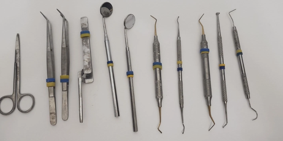 Professional Dental Oral Kit Scaler Probe Pick SET Mirror Dentist Tools Set 6