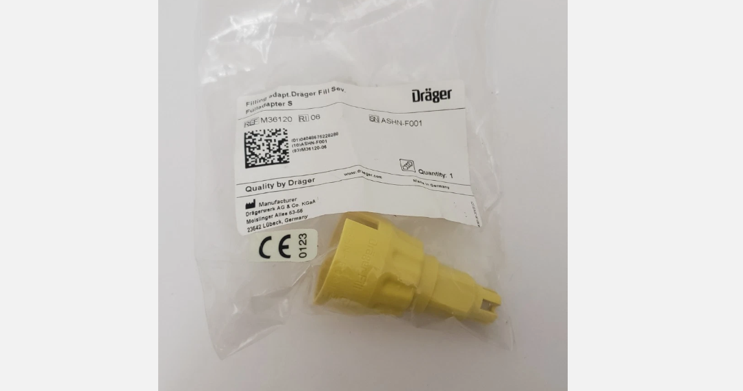 Drager M36120 Fill Adapters Sevoflurane