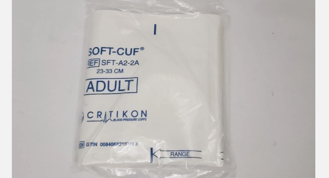 Critikon SFT-A2-2A Soft-Cuf Adult Blood Pressure Cuff 23-33cm