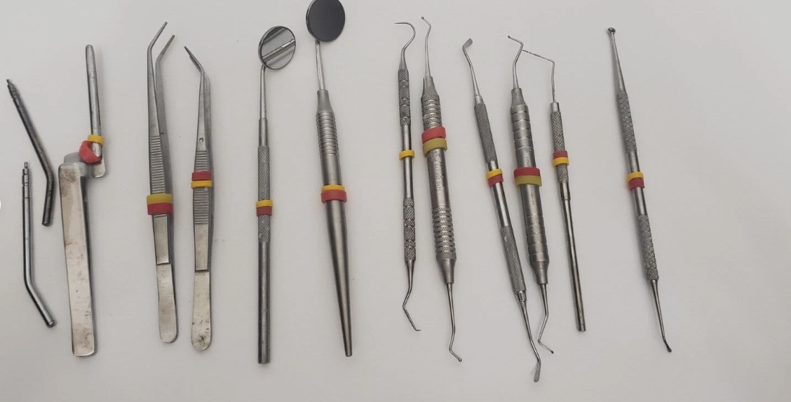 Professional Dental Oral Kit Scaler Probe Pick SET Mirror Dentist Tools Set 8
