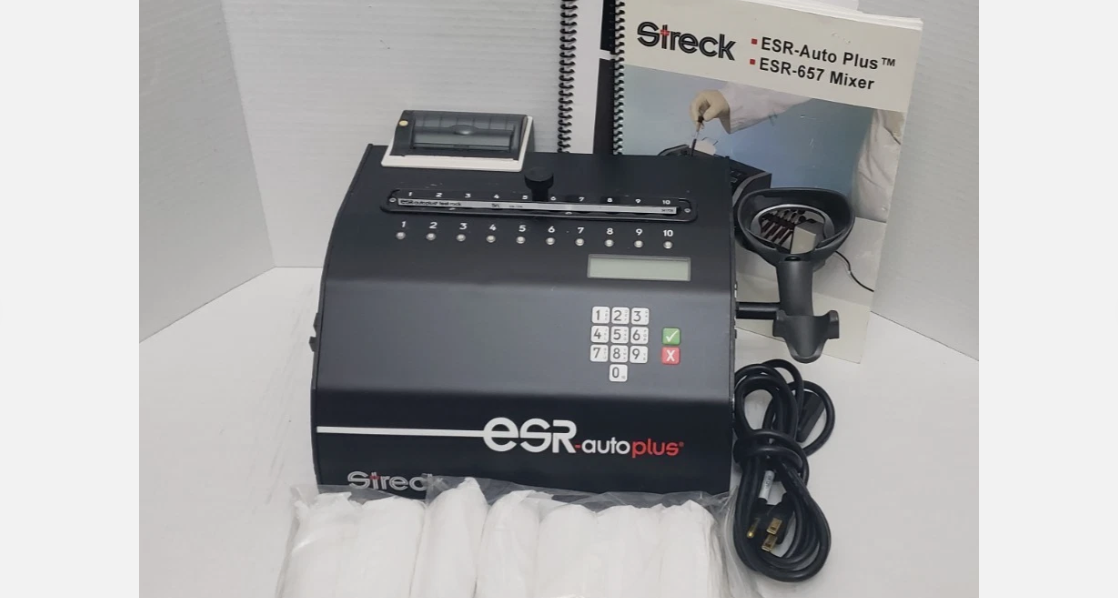 Streck ESR Auto Plus Analyzer with Calibration Rack