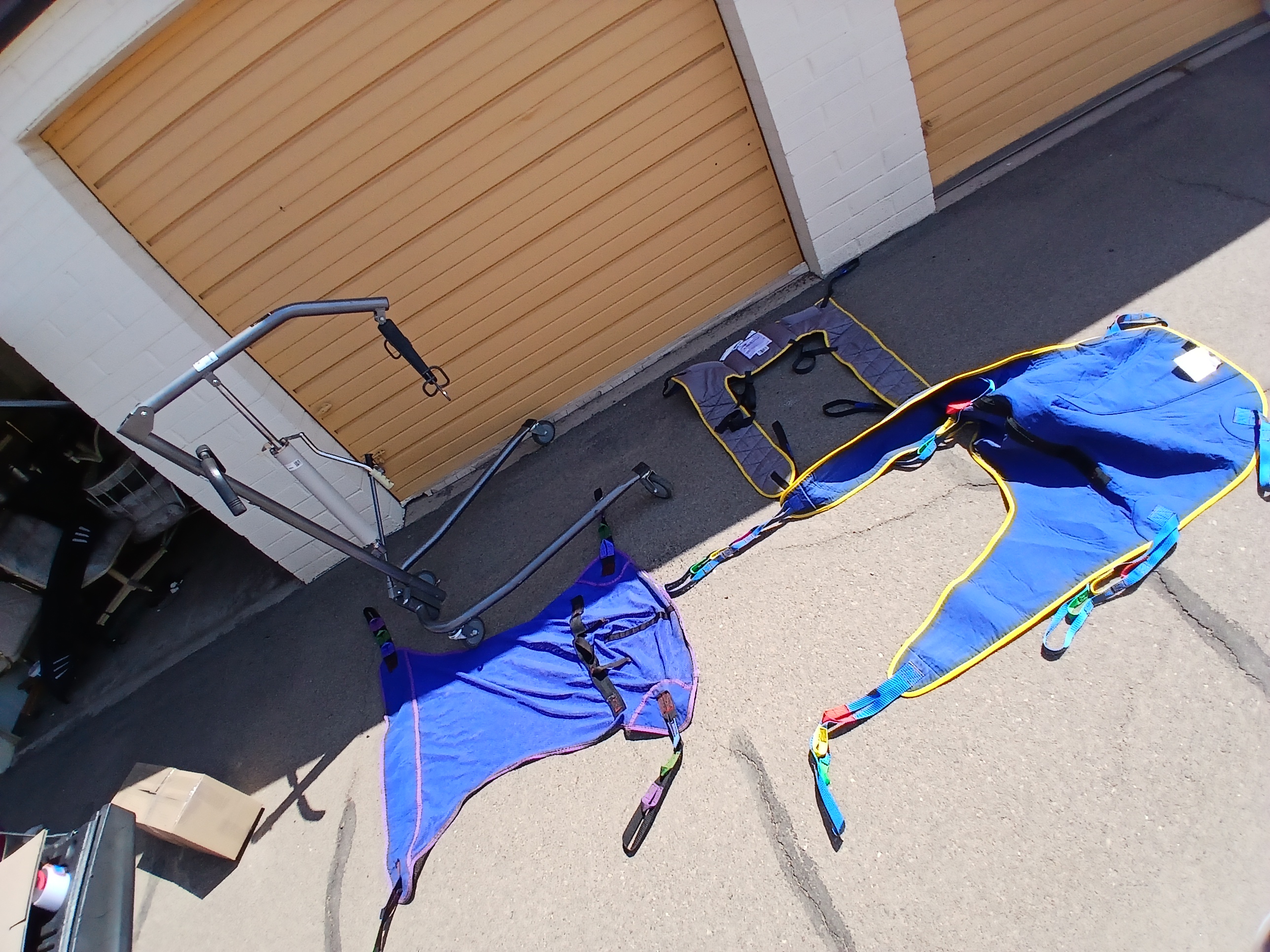 Drive Medical 13023SV Hydraulic Patient Lift w/ 6 Point Lift Cradle, Sling VGC.