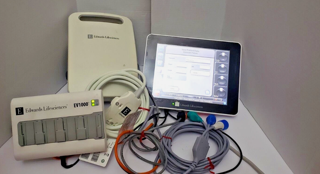 Edwards Lifesciences EV1000 Hemodynamic Monitoring System with Cables