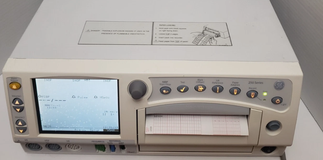 GE Healthcare Corometrics 250 Series Maternal Fetal Monitor 259A
