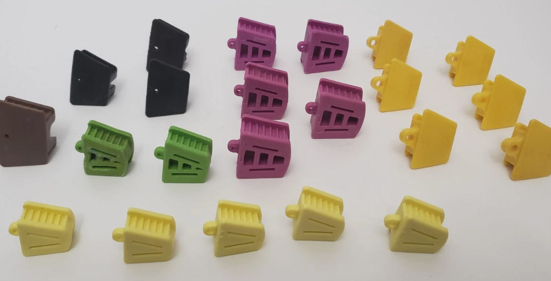 Mouth Props Bite Block Silicone Dental Autoclave Mixed Lot 22 pcs
