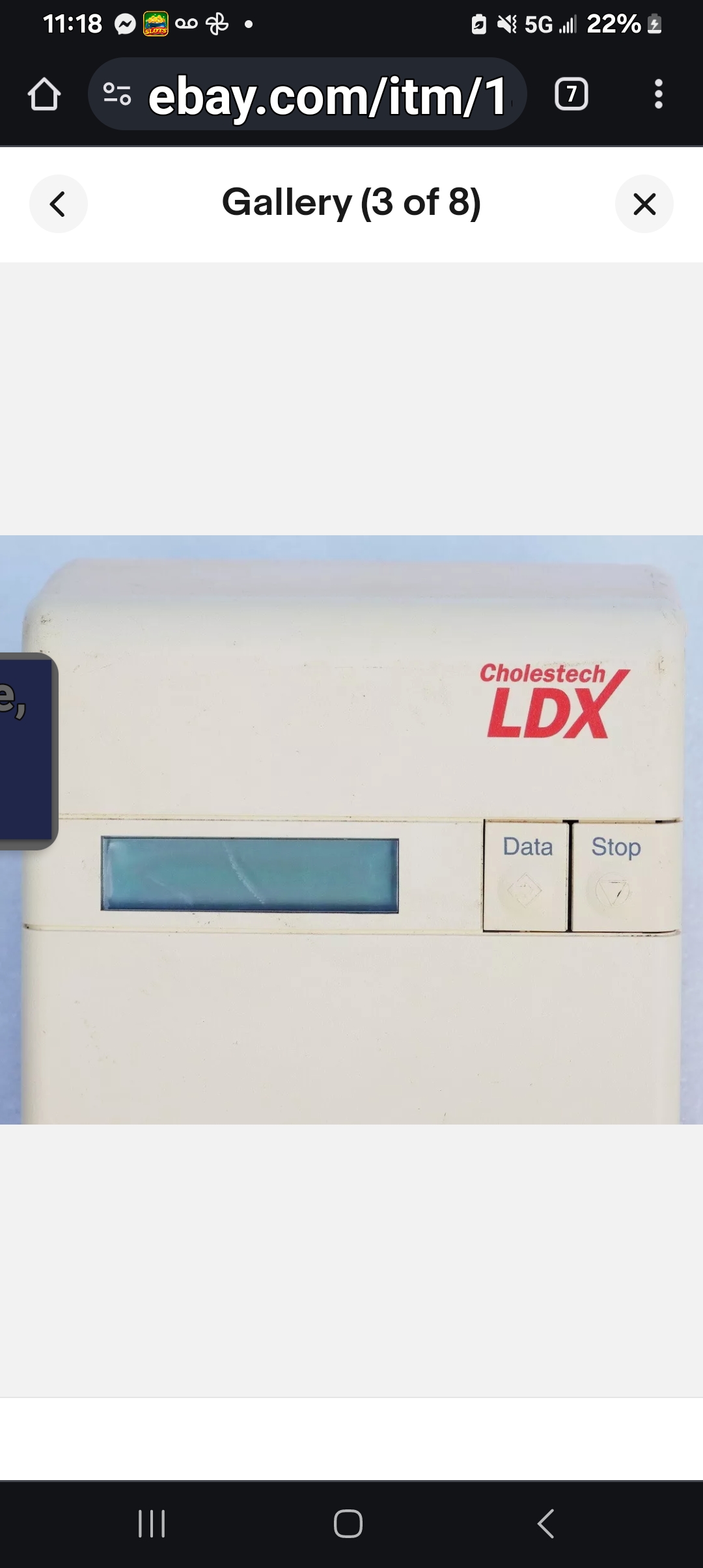 Cholestech (LDX) Analyzer 9V