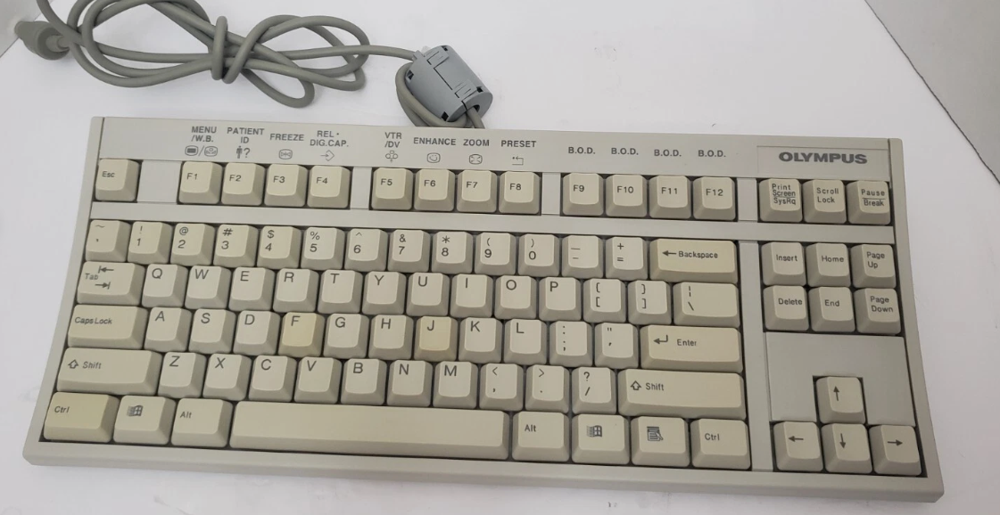 Olympus Model MAJ-1124 N860-8745-T101 ASCII Keyboard for OTV-S7V