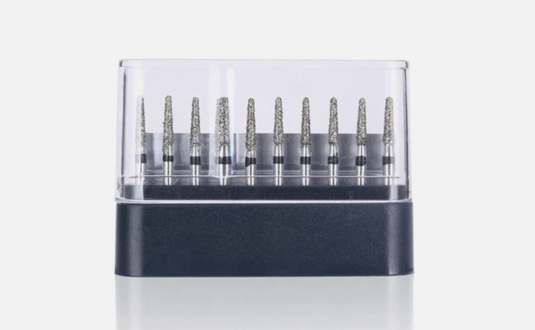 AZDENT Dental Super Coarse Diamond Burs TR-21S Drills FG For High Speed use