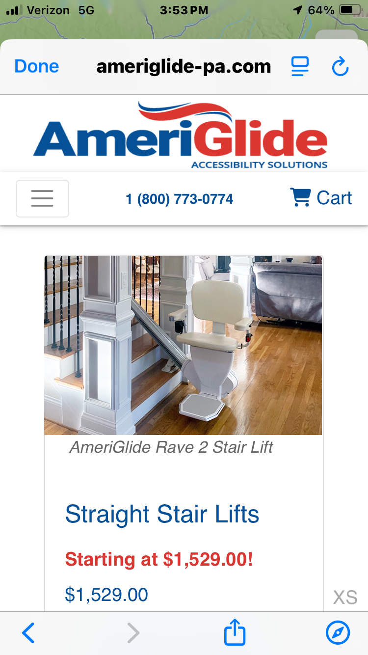 Rav2 stair lift