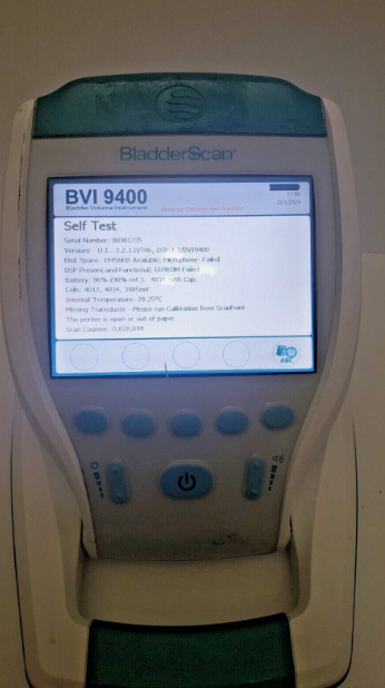 Verathon BVI 9400 Bladder Scan no Probe Unit 5 BladderScan