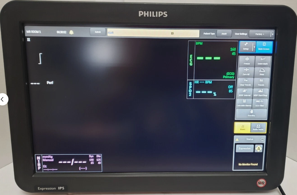 Philips Expression IP5 MRI Patient Monitor with Power Supply