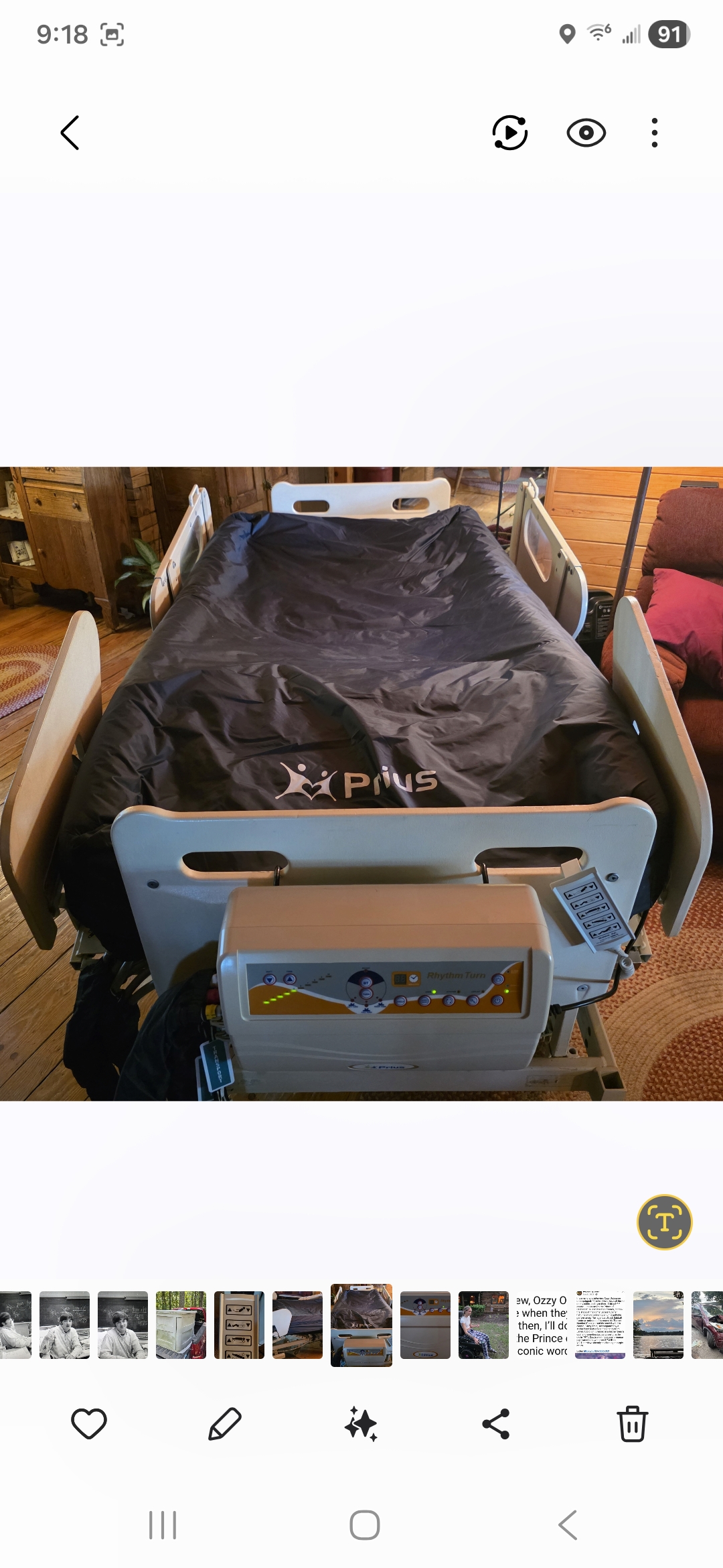 Bariatric hospital bed