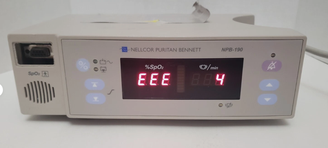 Nellcor NPB-190 Pulse Oximeter with Power Cord