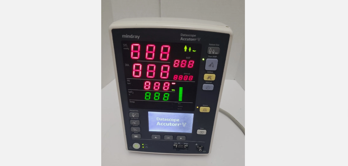 Mindray Accutorr V Vital Sign Monitor Datascope Unit C